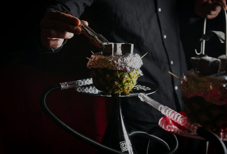Shisha pipe and relaxed lounge seating at Maya Lounge, a shisha lounge near Hampstead